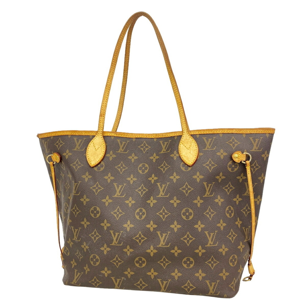 Louis Vuitton Monogram Neverfull MM Tote Bag M40156 Brown (Women's)